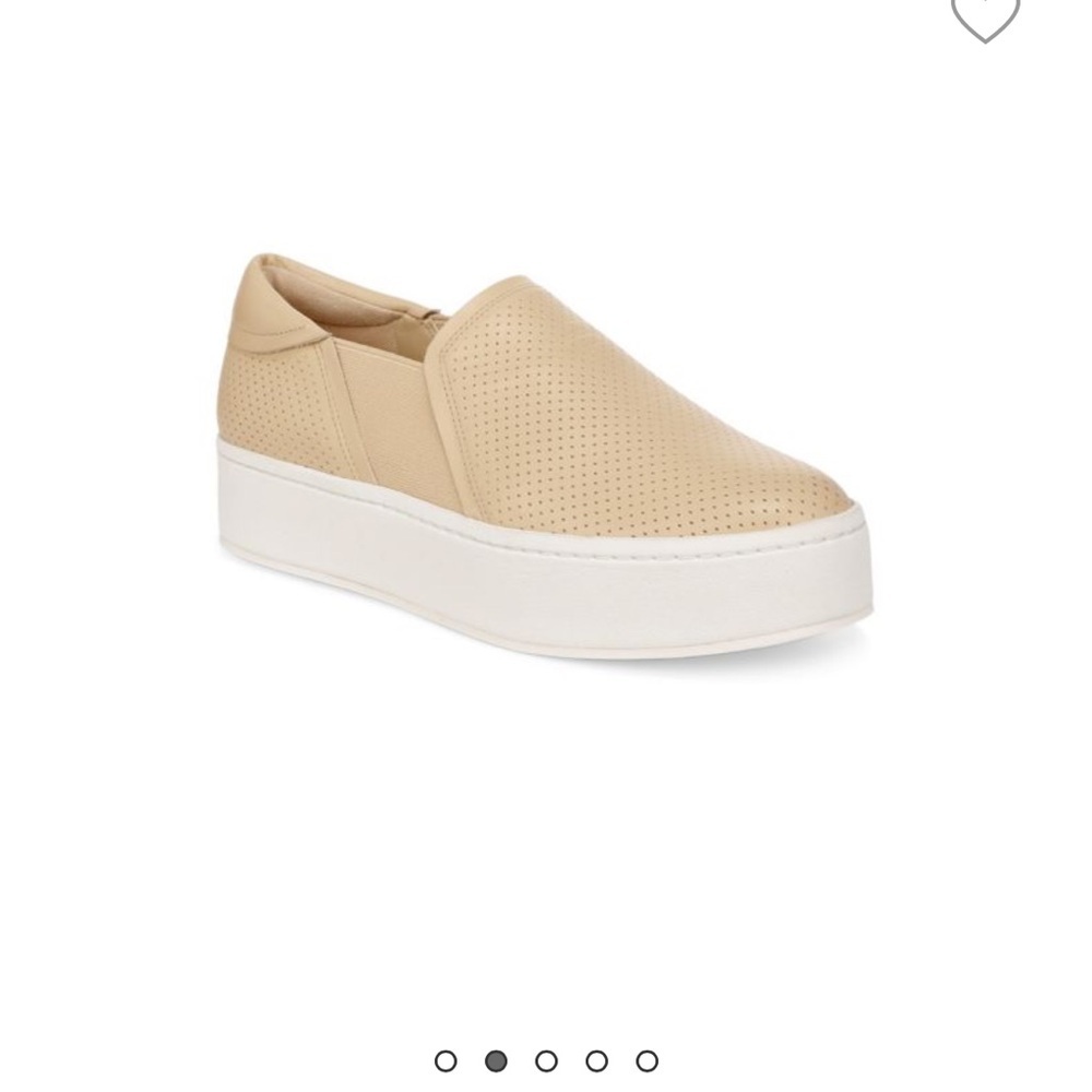 Vince Warren II B Leather Slip On Sneakers